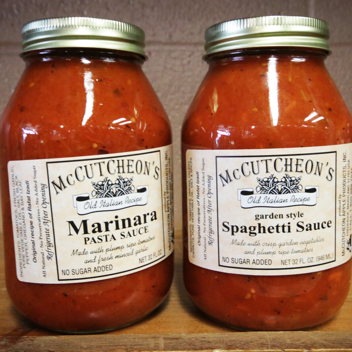 McCutcheon’s Marinara and Spaghetti Sauces